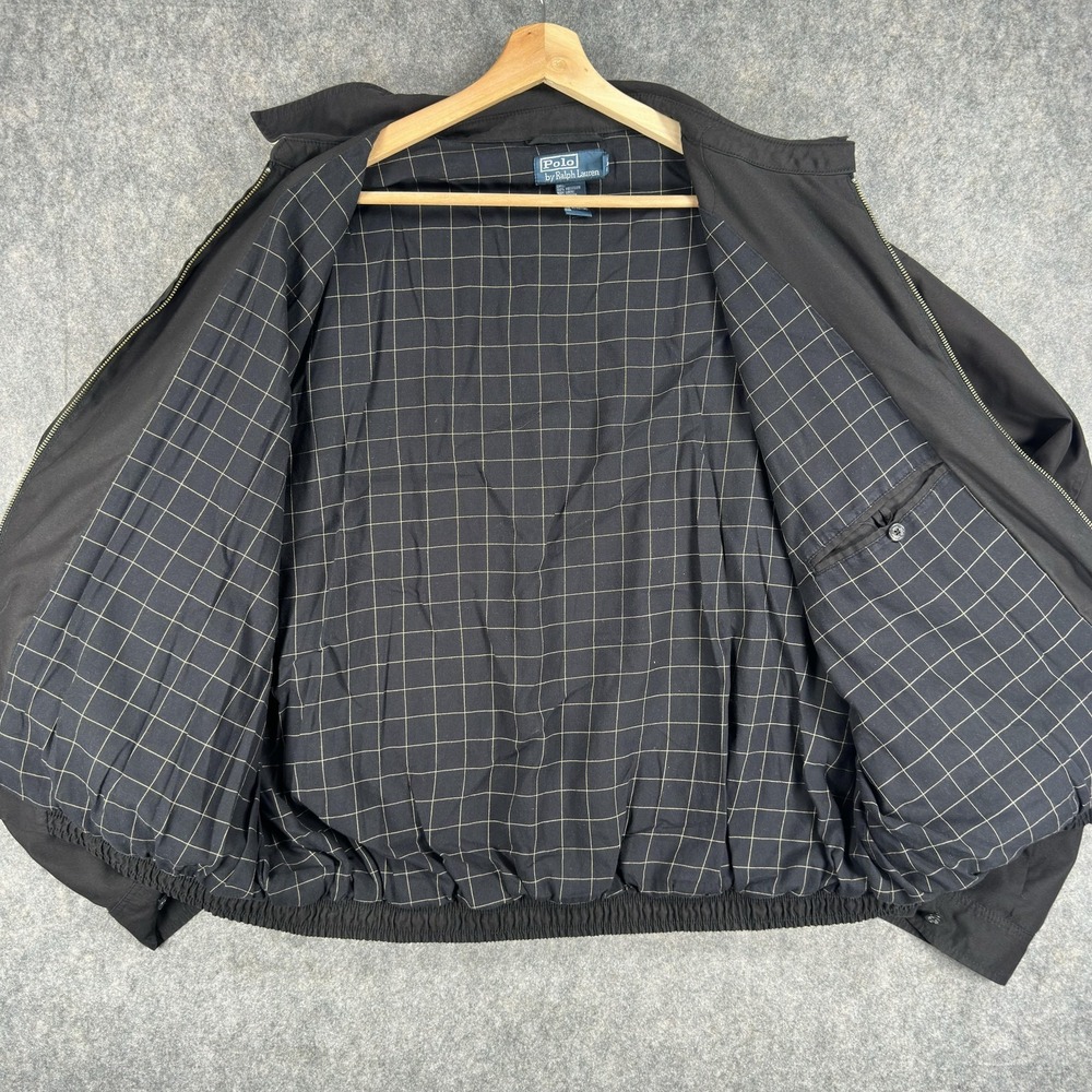 Polo Ralph Lauren Bi-Swing Jacket Mens 2XL Black Full Zip Lined Pony Logo - Picture 5 of 16